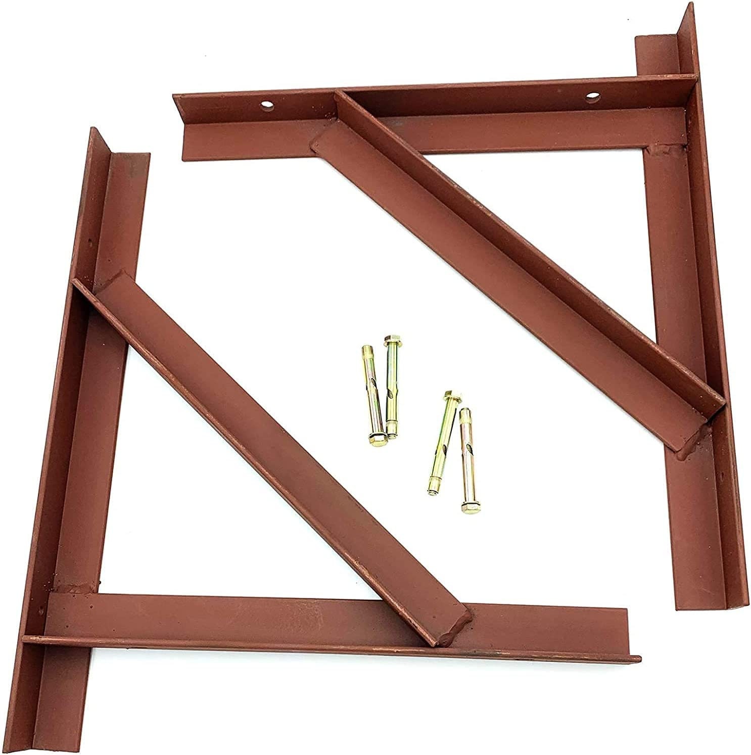 2X Wall Mount Shelf Brackets Heavy Duty Steel Chimney Removal Gallows