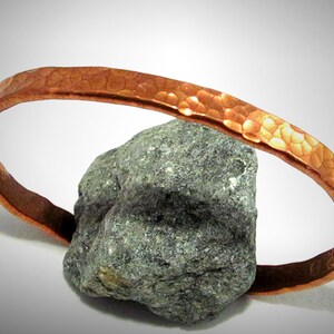 Pure Copper Bracelet, Hammered, Adjustable, Light Weight, CM007