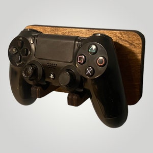 Universal Wall Mount Wooden Controller Stand - Gamer Room Decor - Game Controller Display - Gaming Accessory - Controller Holder