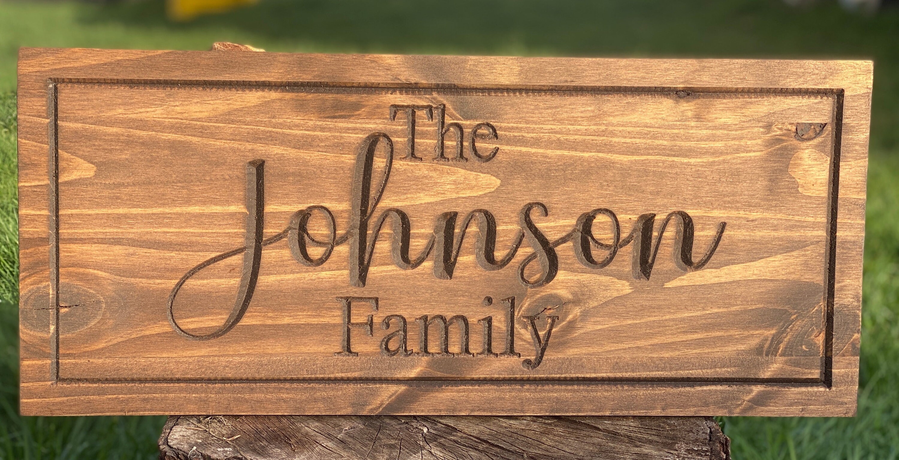 Personalized Wood Sign | Personalized | Family Name Sign | Last Name ...