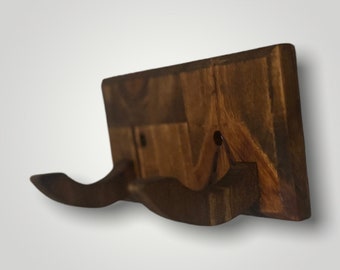 Supporto da parete per spada laser in legno, display orizzontale universale