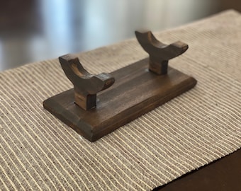 Lightsaber Stand - Hilt Display  - Wooden - Universal - Lightsaber Desk mount