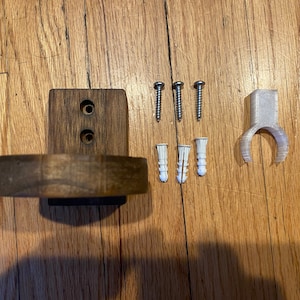 Lightsaber Wall Mount Holder Vertical Gift Universal Kit  Wooden