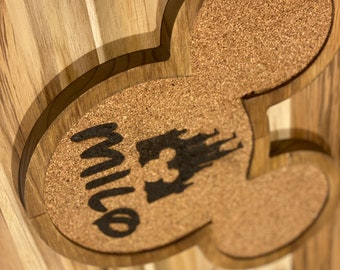 Mickey Mouse Cork Pin Display - Personalized