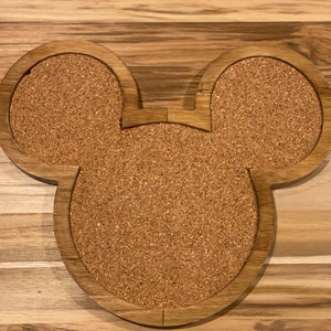 Mickey Cork Pin Board Trading Pin Display Cork Board Home Decor image 3