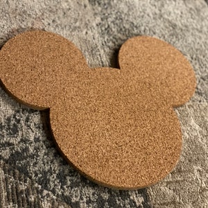 Mickey Mouse Cork Board,  Mickey Pin Display Wall Mount, Disney Pin Board, Mickey Pin Board.   Pin Collection display,  Mickey cork board