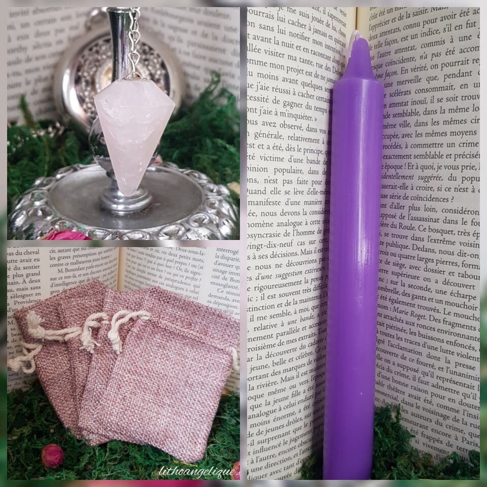 Box Pendule Quartz Rose