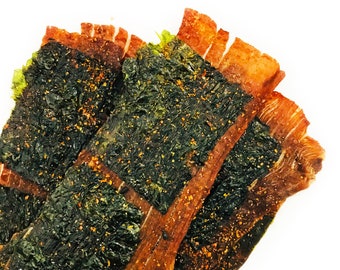 Crispy Seaweed • Beef Jerky Chips • Addictive • Bold Flavor • Crunchy