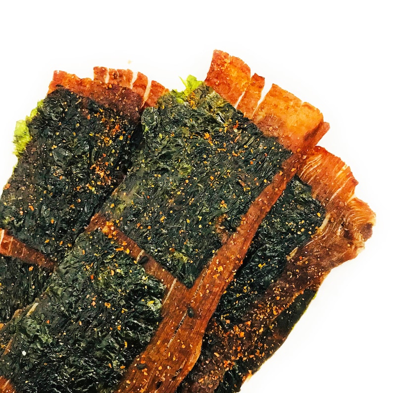 Crispy Seaweed Beef Jerky Chips Addictive Bold Flavor Etsy
