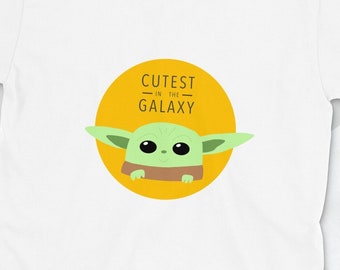 Baby Yoda Cute Tshirt Star Wars Regalo