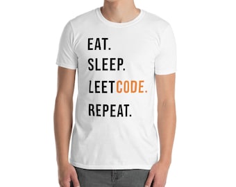 Regali di programmazione divertenti per gli sviluppatori! Mangia Dormi LEETCODE Ripeti