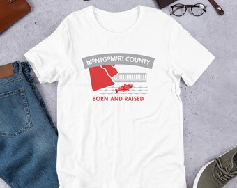 Montgomery County Born and Raised Men's T-Shirt