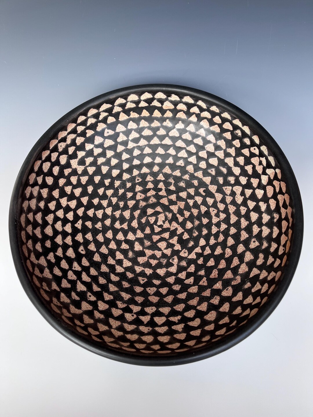 Black & White Ceramic Serving Bowl Set of 3 main image 1