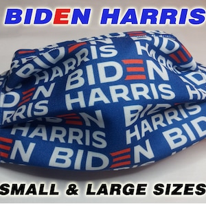 | de masques biden harris Filtre à fil de nez lavable pocket | Élection du président politique démocrate des États-Unis 2020 | Grand et petit masque facial pour adultes