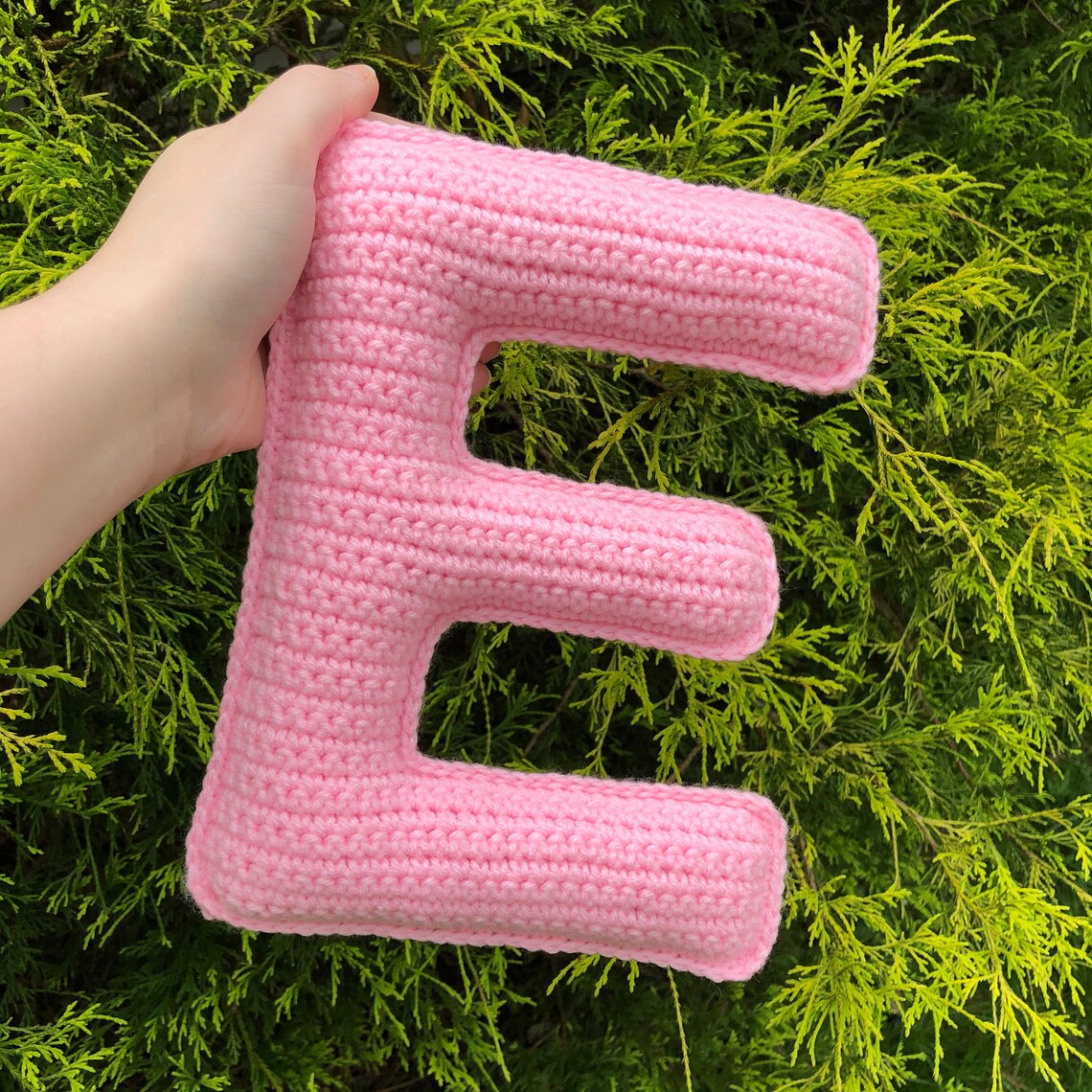 Handmade Letter Pillow Letter H Cushion Newborn Keepsake Etsy