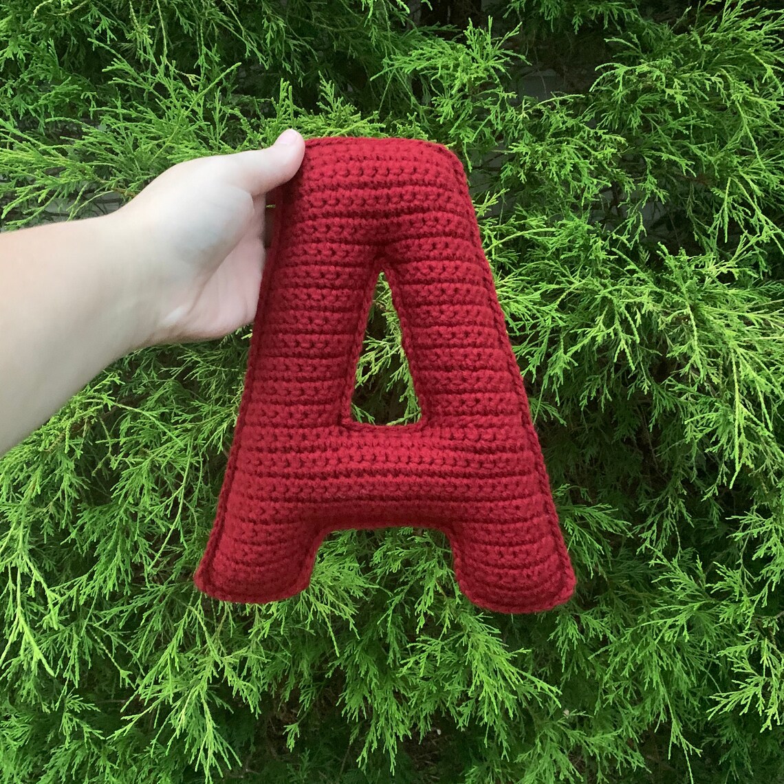 Handmade Letter Pillow Letter H Cushion Newborn Keepsake Etsy