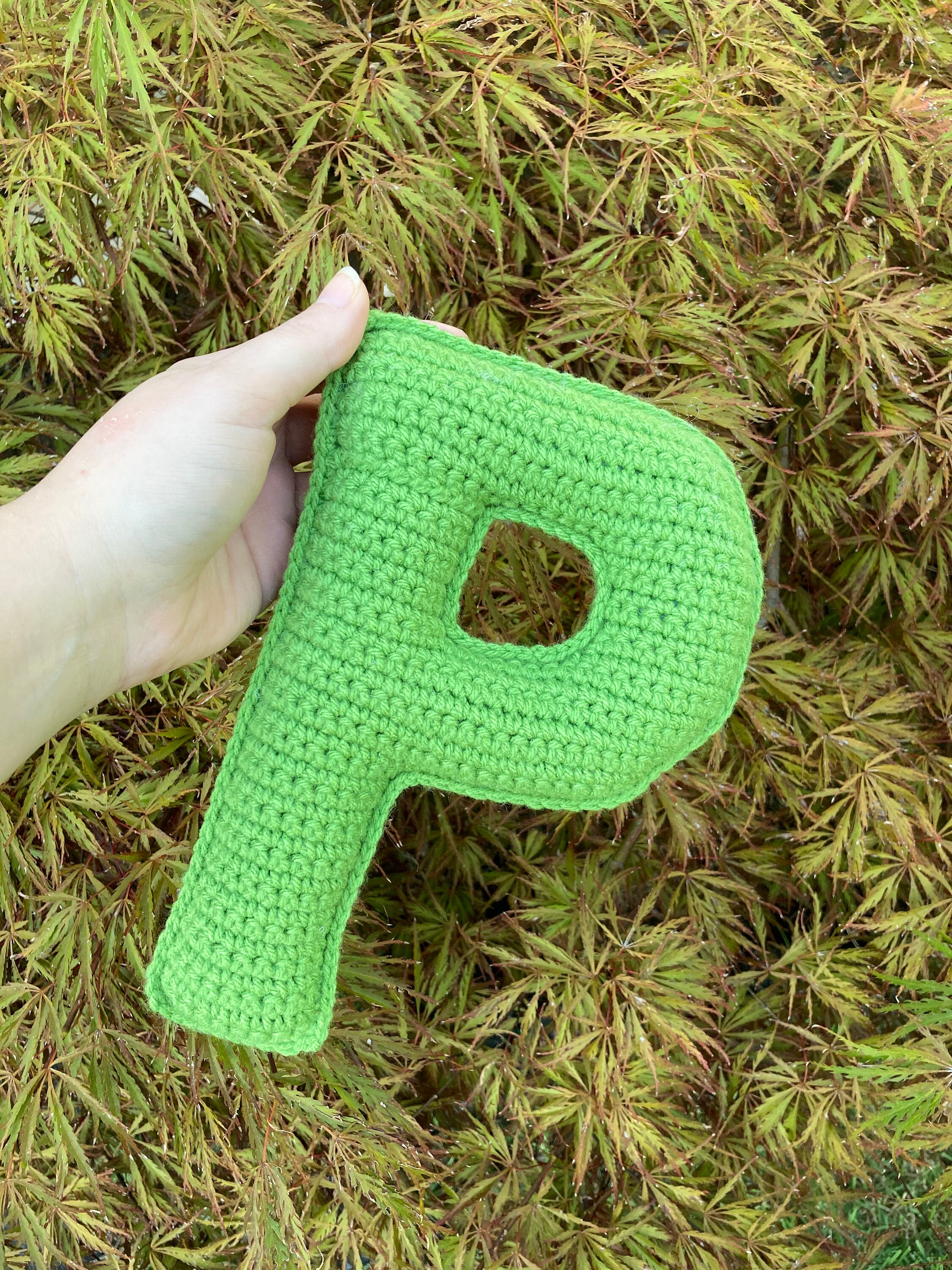 Handmade Letter Pillow Letter H Cushion Newborn Keepsake Etsy