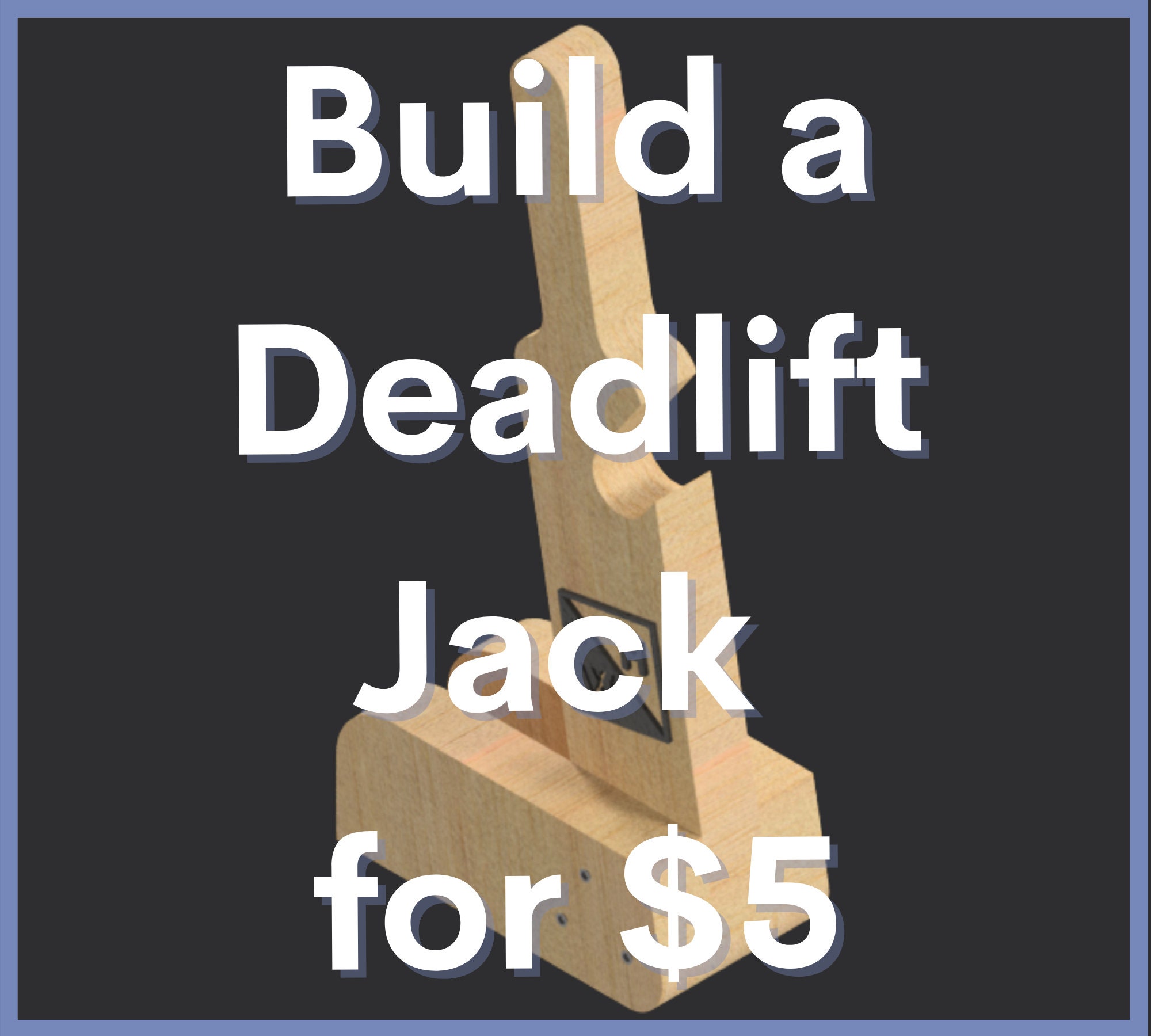 DIY Deadlift Jack Plans Digital Download of Blueprints Etsy