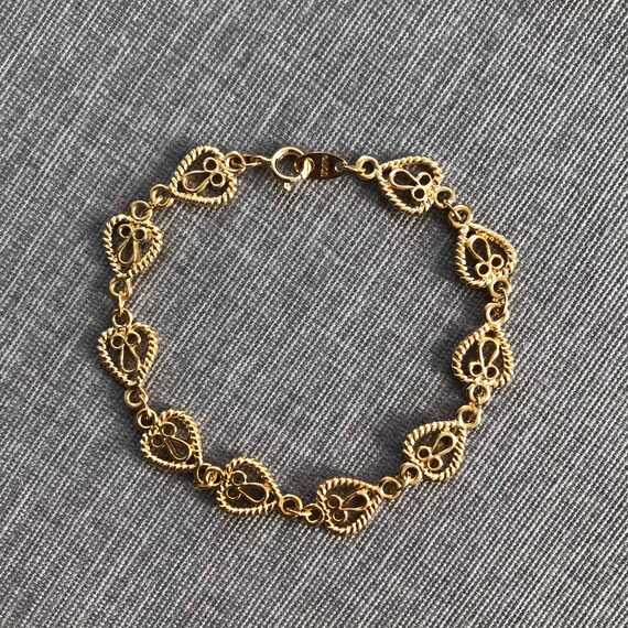 Avon Bracelet Vintage Avon Jewelry Gold Tone Filigree Bracelet Simply Link Chain Bracelet Gift for Girlfriend Mom Gift Etsy Hong Kong