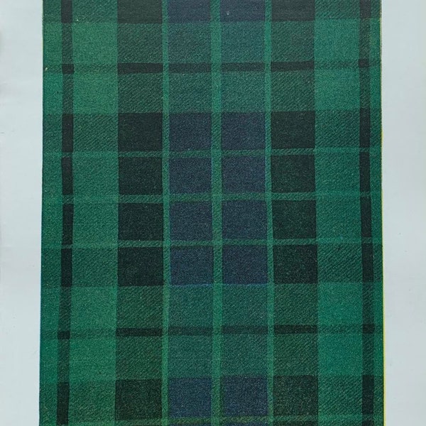 MACKAY 1949 Original Vintage Print from The Clans and Tartans of Scotland by Robert Bain