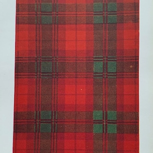 MACNAB 1949 Original Vintage Print from The Clans and Tartans of Scotland by Robert Bain