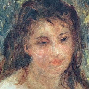 1970's Original Vintage Plate 'nude in the Sunlight' 1876 by Auguste