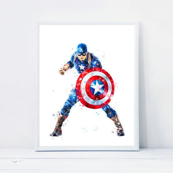 Captain America - Etsy