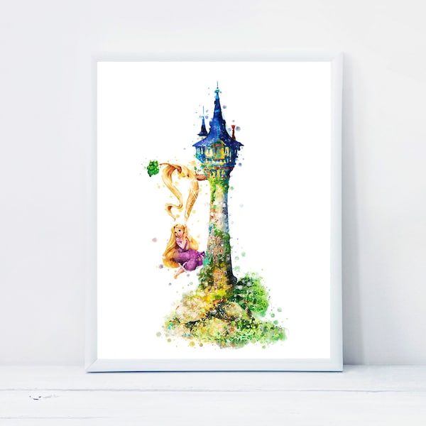Rapunzel Tower Digital - Etsy
