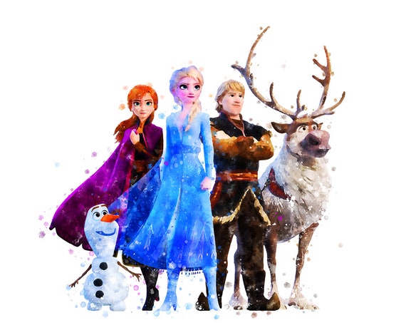 Olaf Kristoff Sven Drawing Disney\'s Frozen, reine des neiges