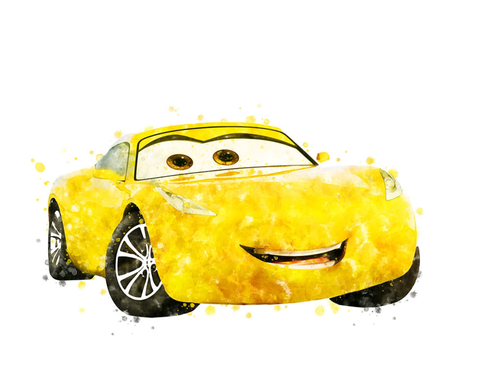 Cars Set 9 Print Mcqueen Tow Mater Watercolor Cars Printable - Etsy