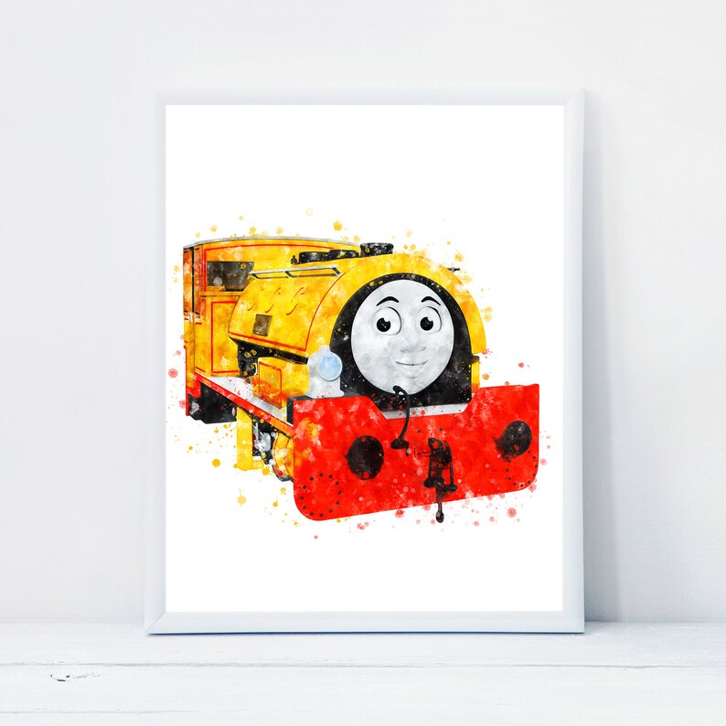 Thomas and Friends Bill Watercolor Painting Bill and Ben Print | Etsy