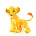 Lion King Simba Print Lion King Simba Aquarelle Affiche Simba Printable ...