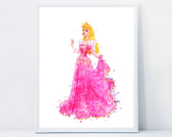 かわいい眠れる森の美女　オーロラ姫　絵画 眠れる森の美女(オーロラ姫) アートパネル特集【返品保証付き