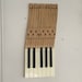 Upcycled Piano Keys Key Holder Large - Etsy
