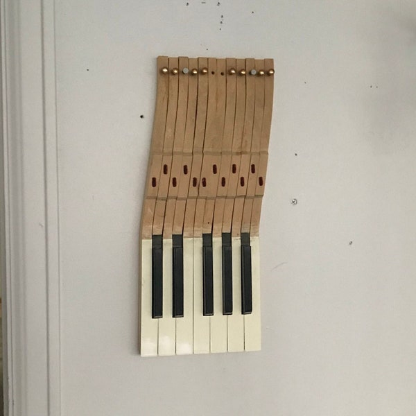 Upcycled Piano Keys - Key Holder Large