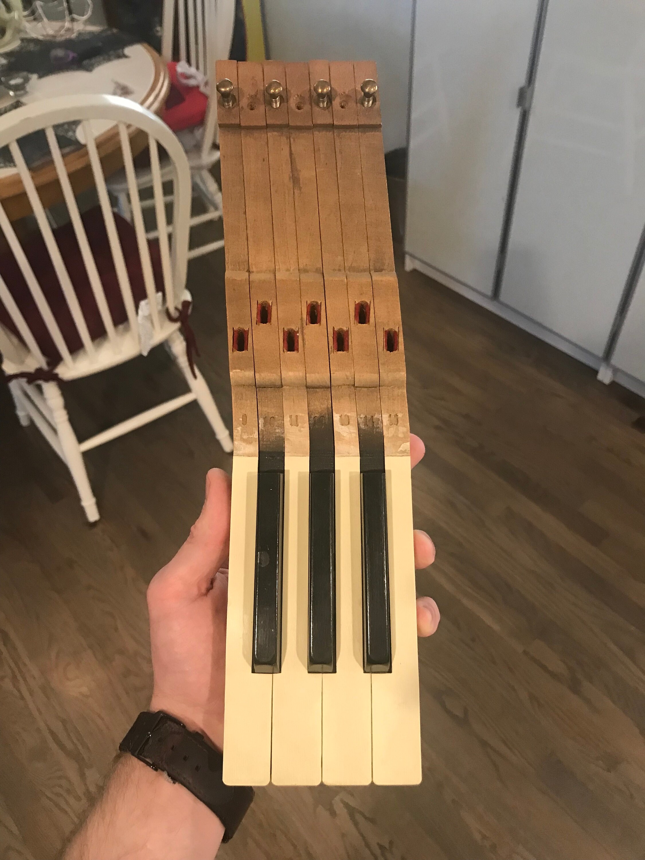 Upcycled Piano Keys - Key Holder Small - Etsy