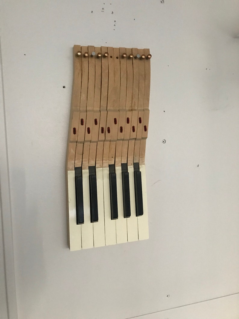 Upcycled Piano Keys Key Holder Large Etsy
