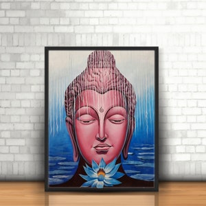 仏陀 キャンバスに手描きされた絵画(フレームなし) - Etsy 日本 仏陀 キャンバスに手描きされた絵画(フレームなし) - Etsy 日本