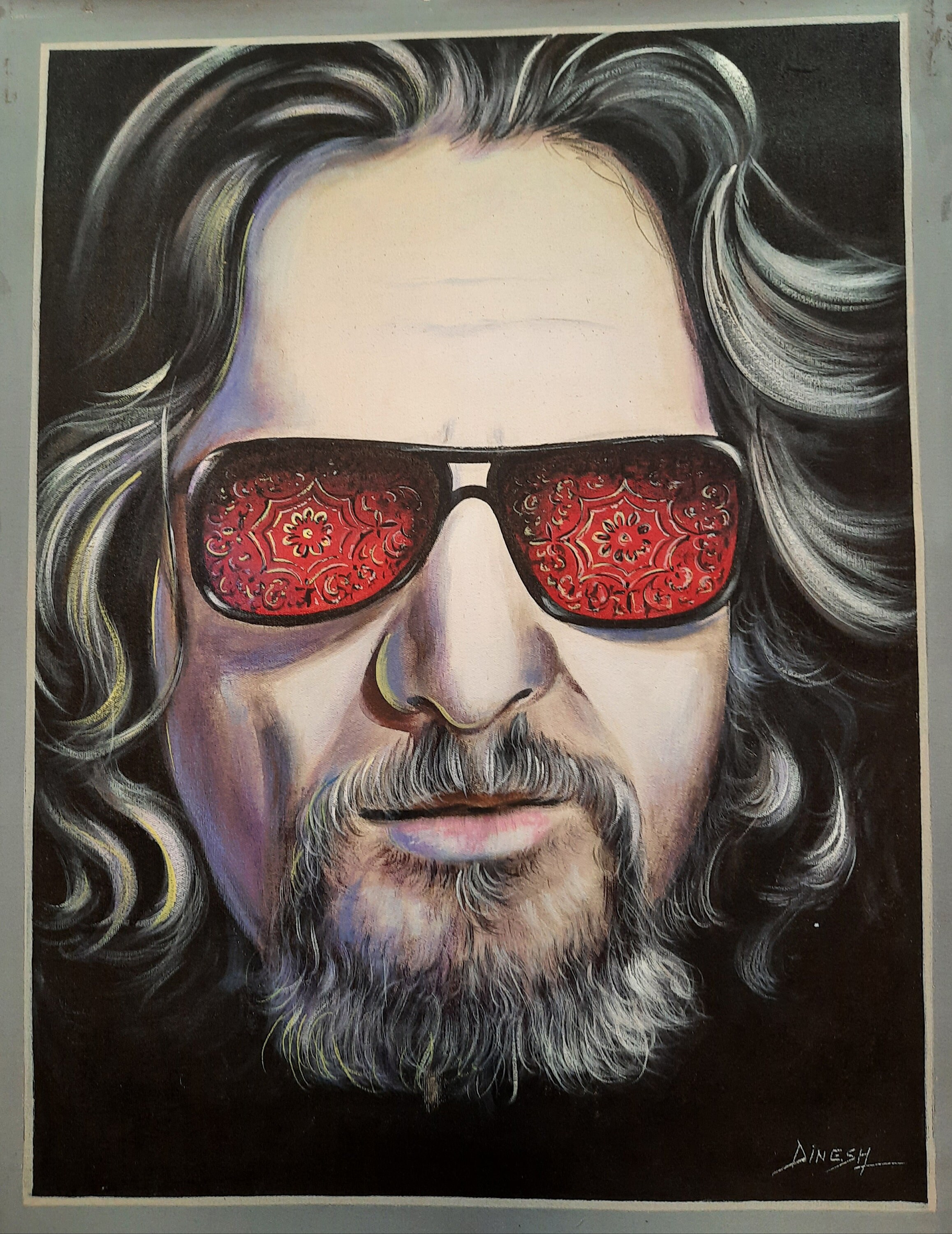 The Big Lebowski hand made painting Classic Movie Vintage Etsy