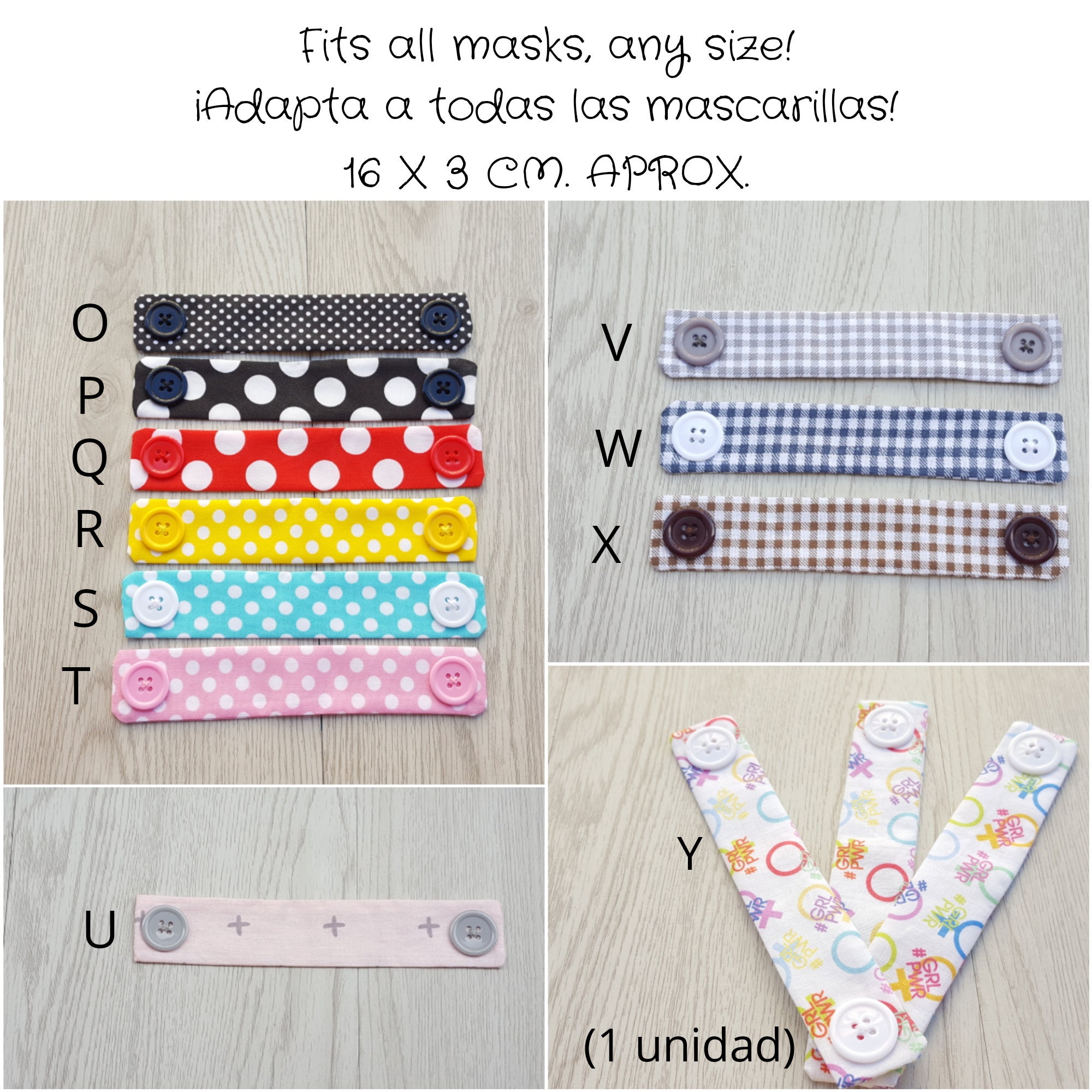 Extensor De Mascarlla, Salva Orejas Sn Elástco Para Alargar La - Foto 2