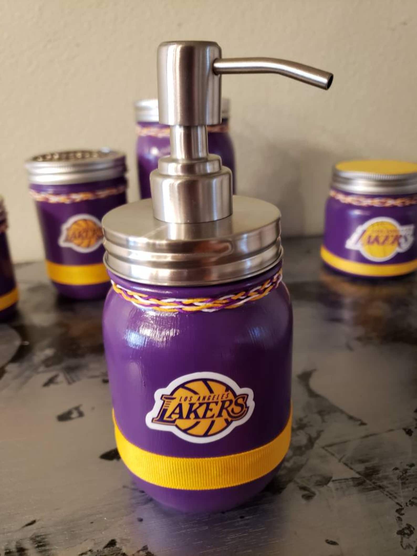 NBA LA Lakers Bathroom Office or Bedroom Set. Etsy UK