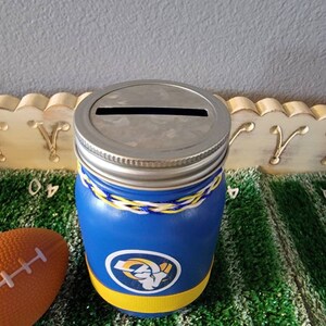 Los Angeles Ram Mason Jar Bank - Etsy