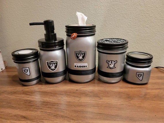 Las Vegas Raiders Game Day Party Supplies Kit for 8 Guests 