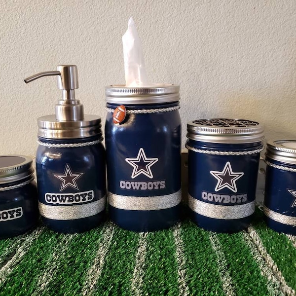 Dallas Cowboys Bathroom Set Etsy