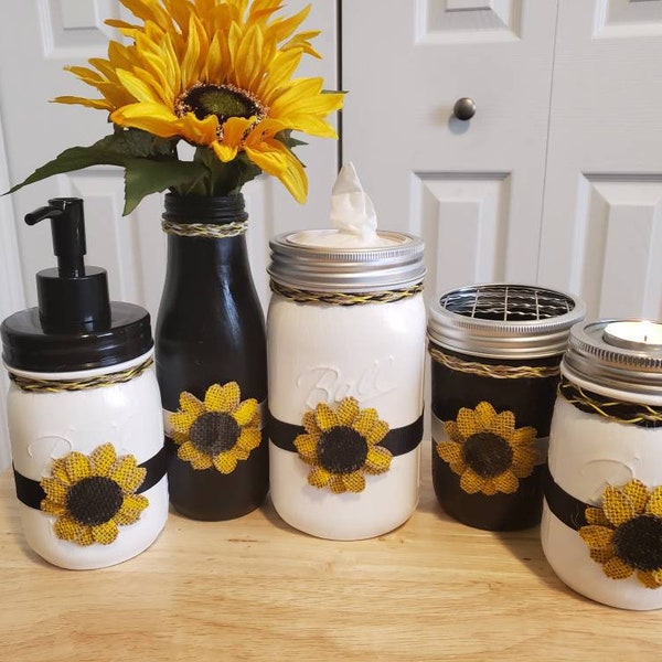 Sunflower Bathroom Etsy