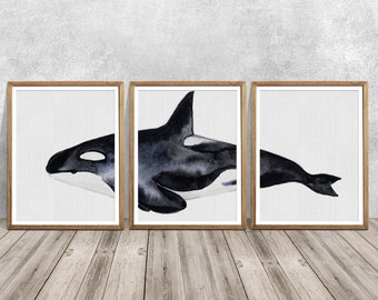 Killer Whale Art Etsy