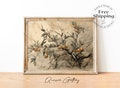 Antique Fruit Tree Art Print: Vintage Kitchen Decor