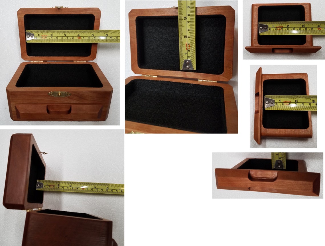 Jewelry Box with a removable 16 Ring Holder Insert and a Etsy