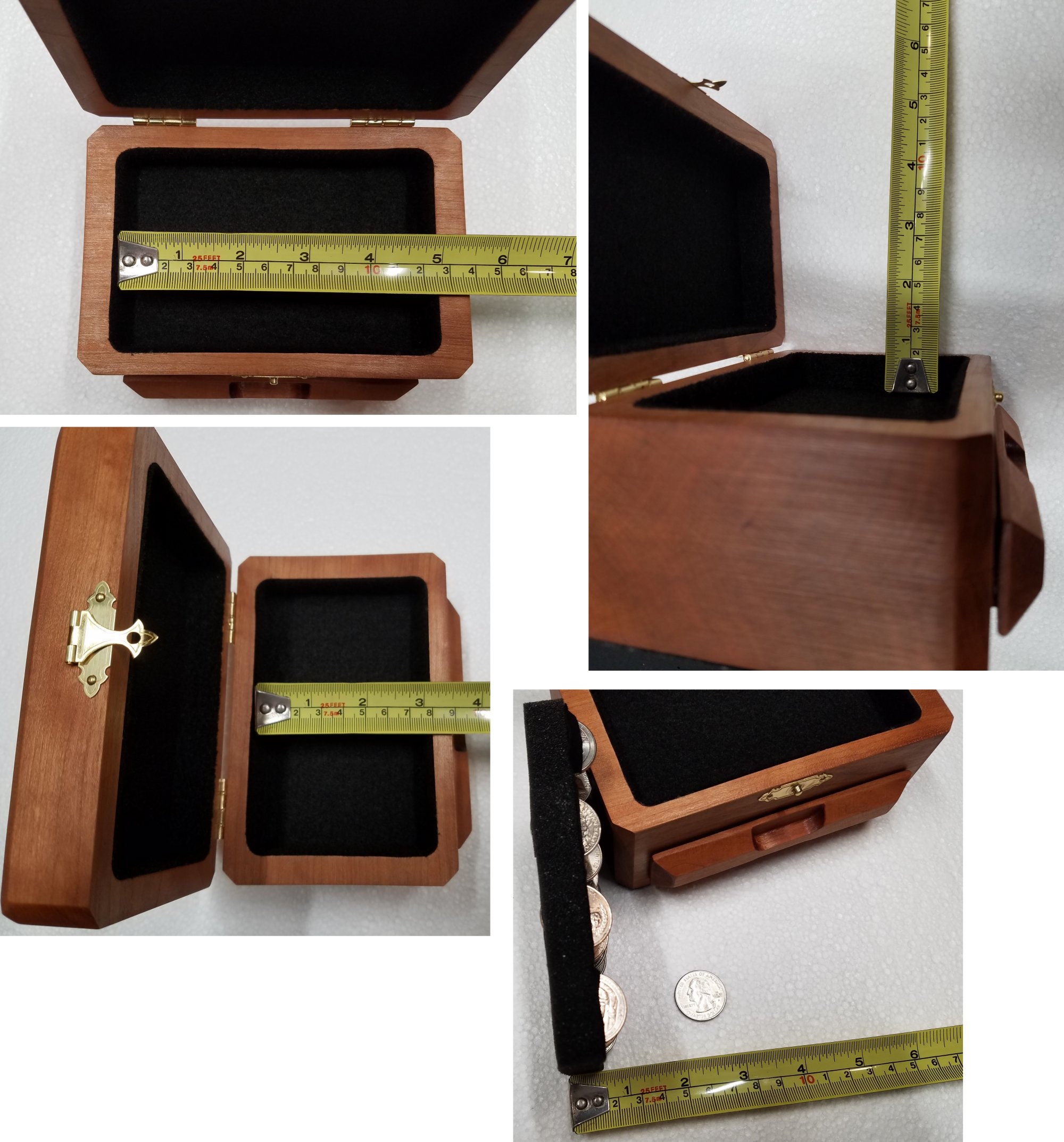 Jewelry Box With a Removable 16 Ring Holder Insert and a Etsy