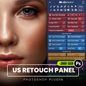 Beauty Retouch Panel, Photoshop Plugin, Advanced Photo Retouching